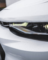 2019-2025 Chevy Camaro ZL1 1LE Track Package Front Bumper Conversion 13pcs Full Kit Flat BLK for Non-RS Headlights