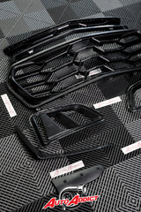 2010-2015 Chevy Camaro ZL1 1LE Track Package Front Bumper Conversion 11pcs Full Kit Flat BLK Body Kit