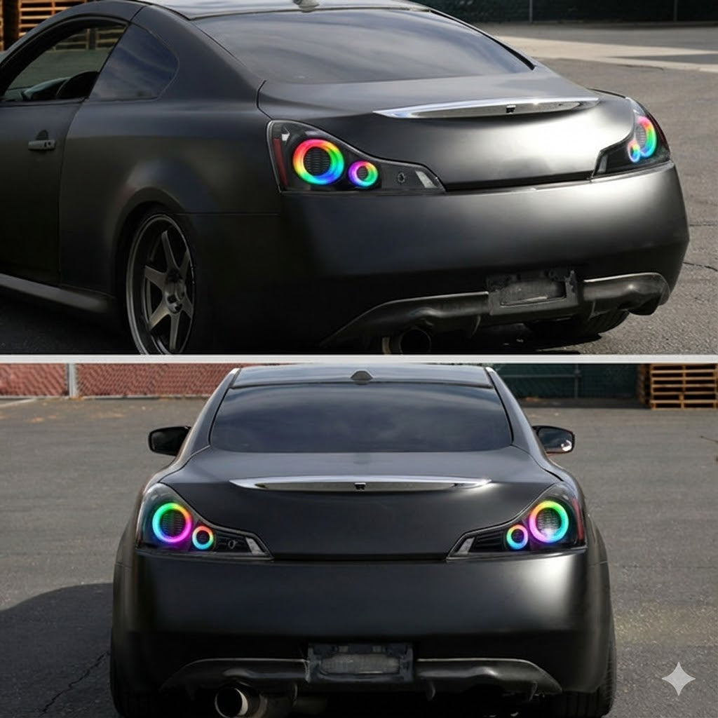 NTXGLOW RGB tail lights (2008 - 2013 Infiniti G37 / 2014-2015 Q60 Coupe/Convertible)