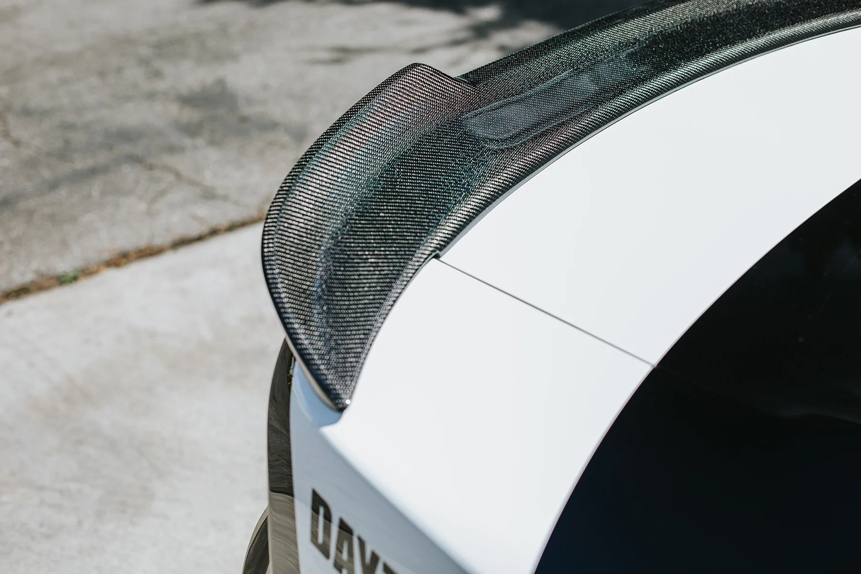 2015-2024 Dodge Charger Hellcat Ducklid Style Carbon Fiber Rear Spoiler