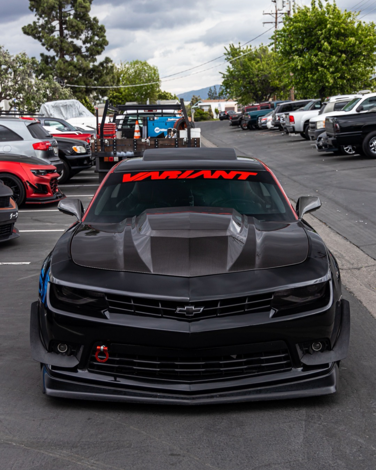2010-2015 Chevy Camaro Type-ZR Carbon Fiber Double Sided Hood