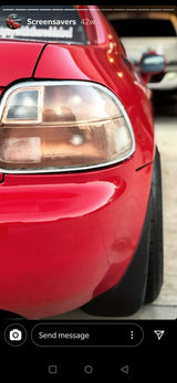 1993-1997 Honda Civic Del Sol Clear Tail Light Lenses