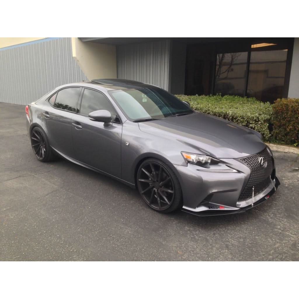 Lexus IS-250 / IS-300 F Sport Bumper Carbon Fiber Front Wind Splitter 2014-2015