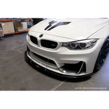 BMW F82 M4 / F80 M3 with M Performance Lip Carbon Fiber Front Wind Splitter