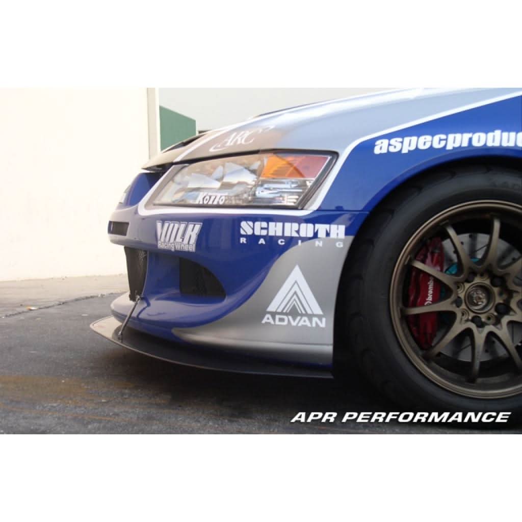 Mitsubishi Evolution 8 (Evo 8) Carbon Fiber Front Wind Splitter 2003-2005