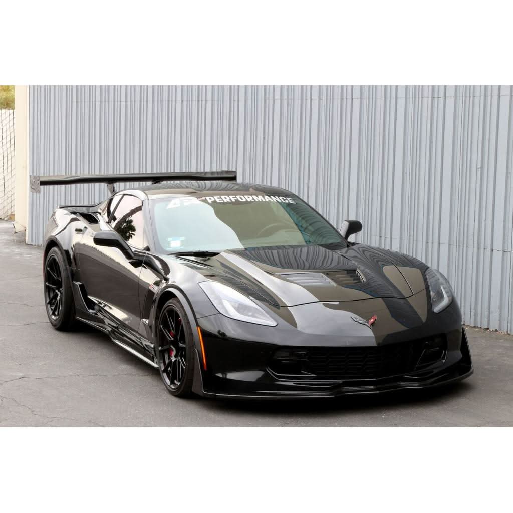 Chevrolet Corvette C7 Z06 / Grand Sport GTC500 Chassis Mount Carbon Fiber Adjustable Wing