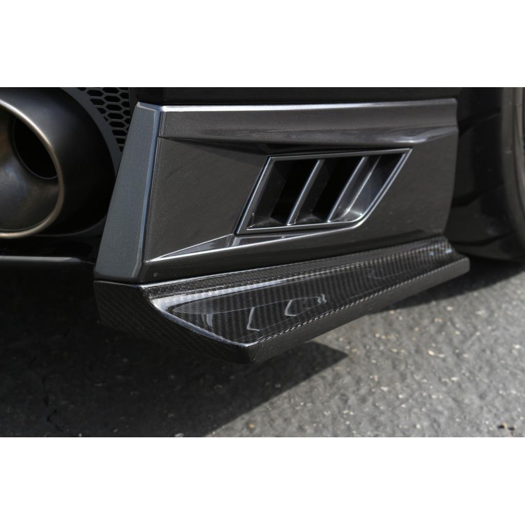 Carbon Fiber Nissan GTR-R35 Rear Bumper Skirts 2017-2022