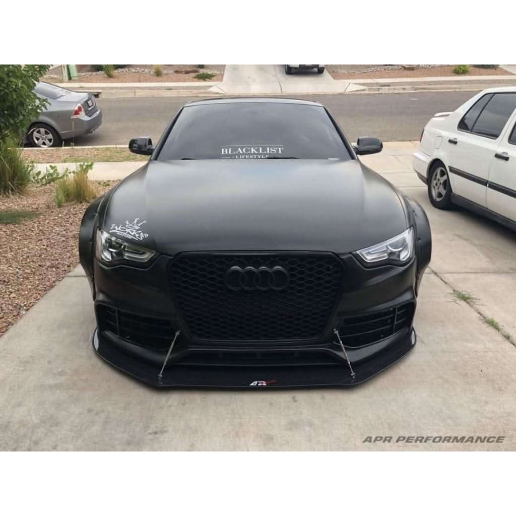 Audi S5 / RS5 Stock Bumper Carbon Fiber Front Wind Splitter 2013-2016