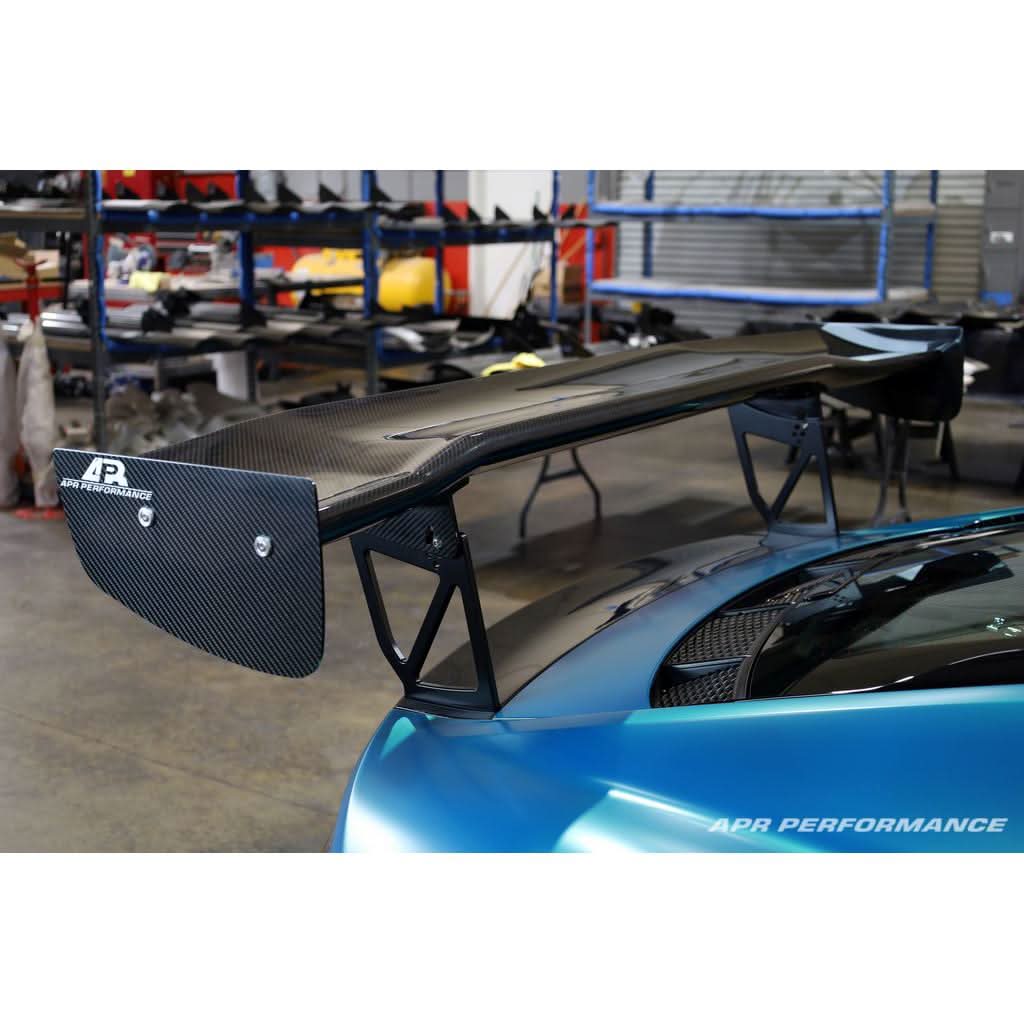 Audi R8 GTC500 Carbon Fiber Adjustable Wing and Trunk Panel Replacement 2016-2022