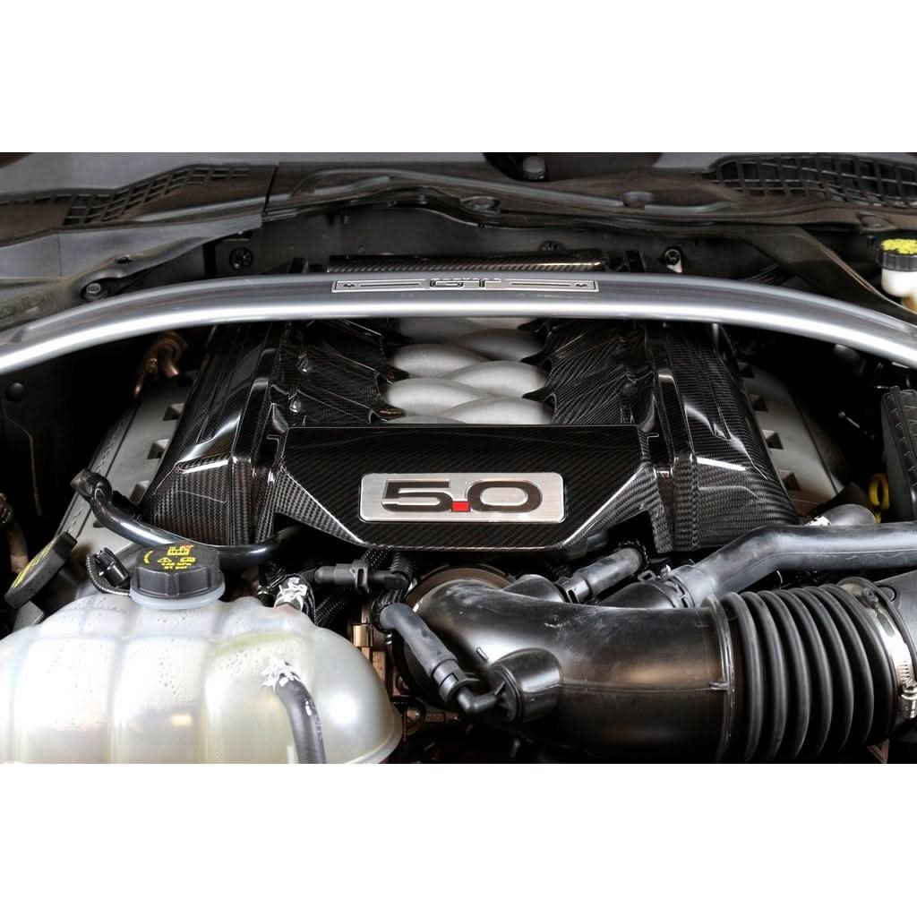 Carbon Fiber Ford Mustang S550 GT 5.0 Engine Cover 2015-2017