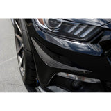 Ford Mustang S550 Carbon Fiber Front Bumper Canards 2015-2017