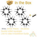 Xpel Armor All-Terrain Wheel Decals for Cybertruck