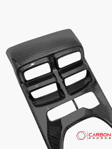 Interior Carbon Fiber Center Console Cover for 2010-2015 Chevy Camaro