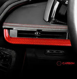 C8 Corvette Real Carbon Fiber Dash Chrome Trim Cover Kit | Interior Upgrade (2020–2025)