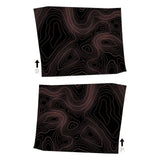 Topographic Interior Door Handle Overlays - 2024+ Land Cruiser