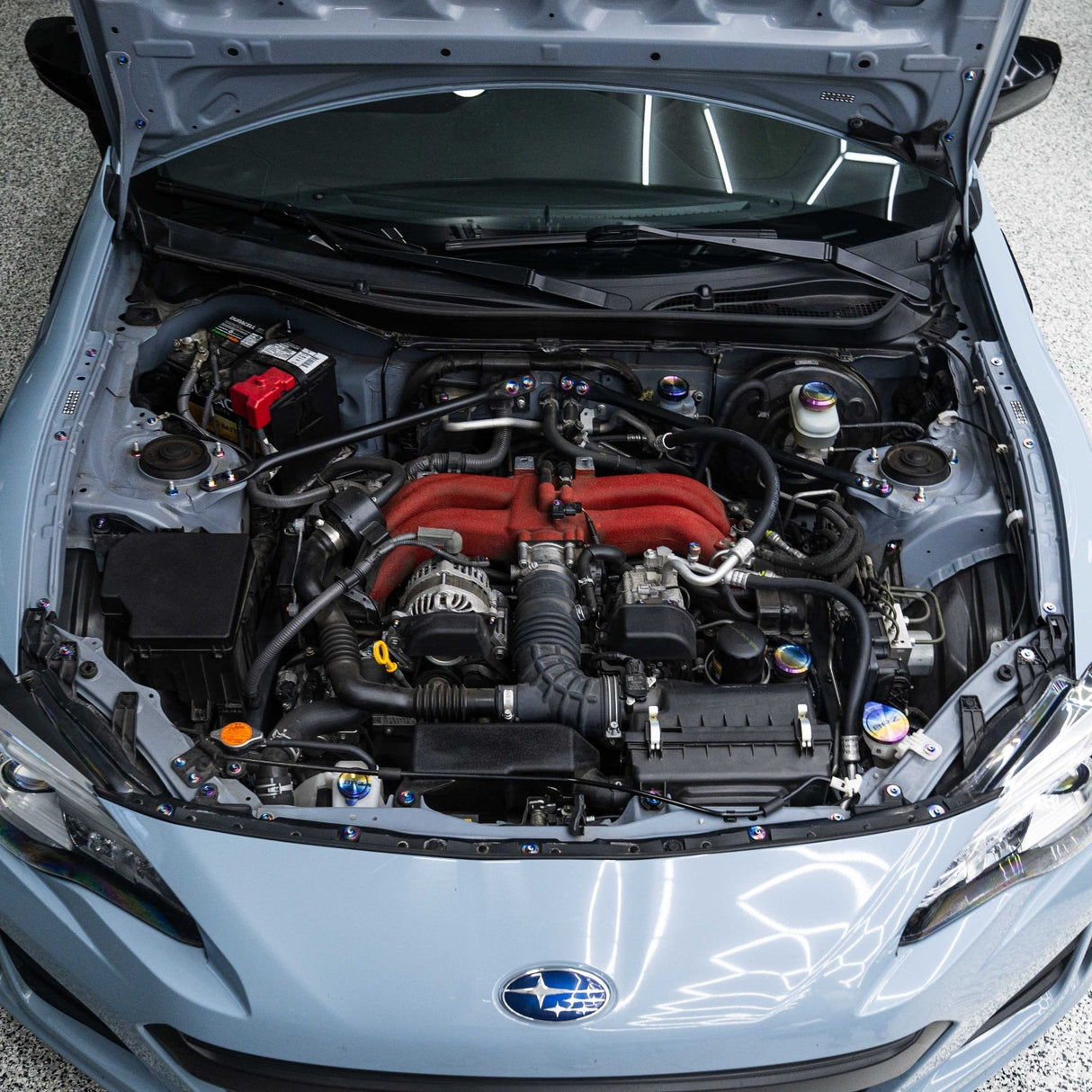 JDC Titanium Engine Bay Dress-Up Hardware Kit | 2013-2021 FRS/BRZ/86