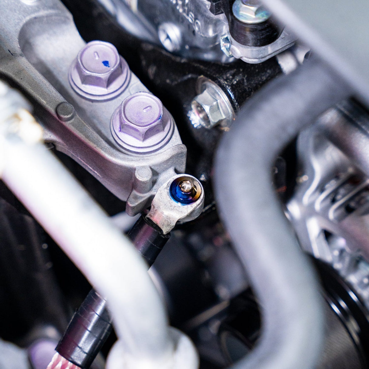 JDC Titanium Engine Bay Dress-Up Hardware Kit | 2023+ GR Corolla