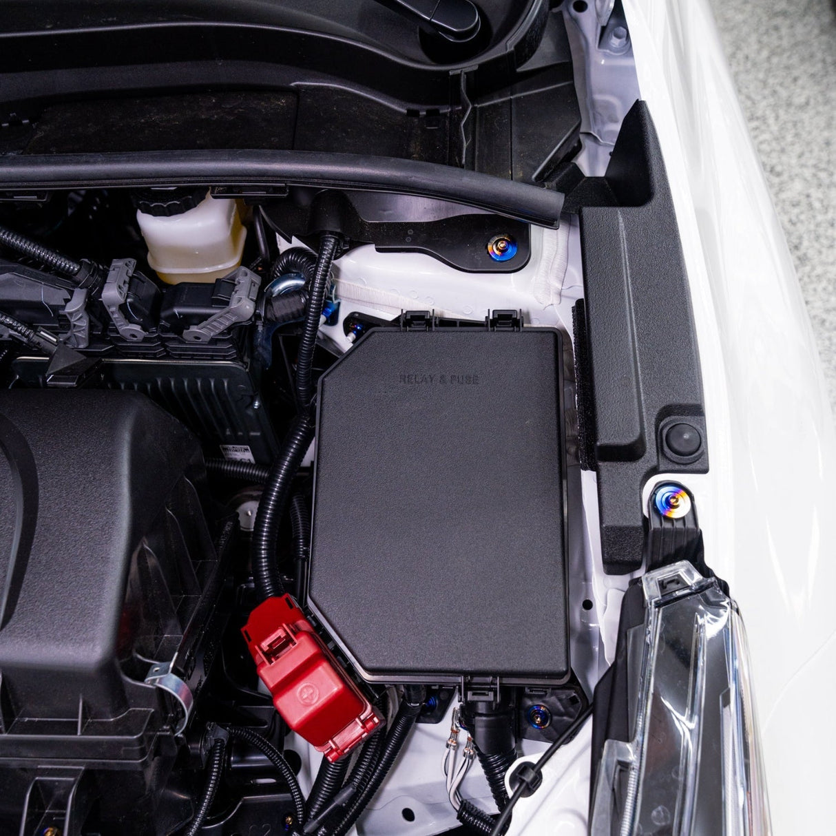JDC Titanium Engine Bay Dress-Up Hardware Kit | 2023+ GR Corolla