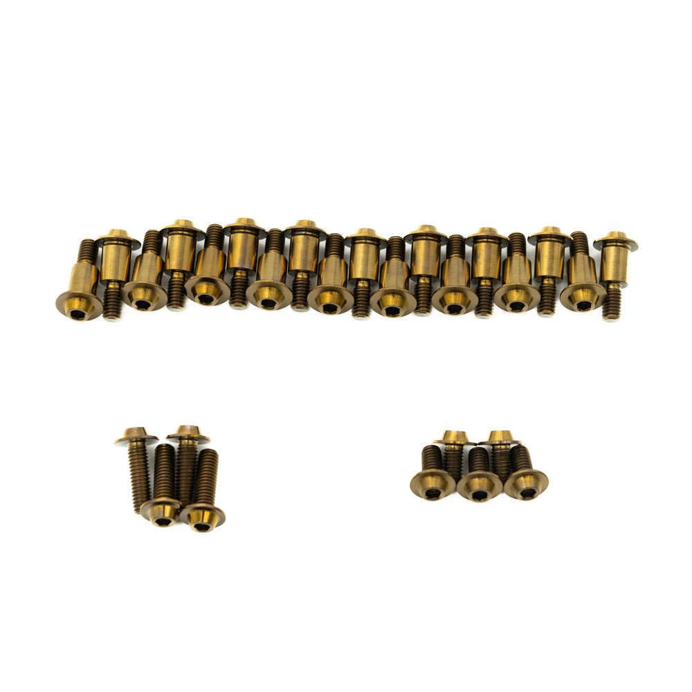 JDC Titanium Engine Bay Dress-Up Hardware Kit | Mitsubishi Evo X