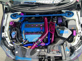 JDC Titanium Engine Bay Dress-Up Hardware Kit | Mitsubishi Evo X