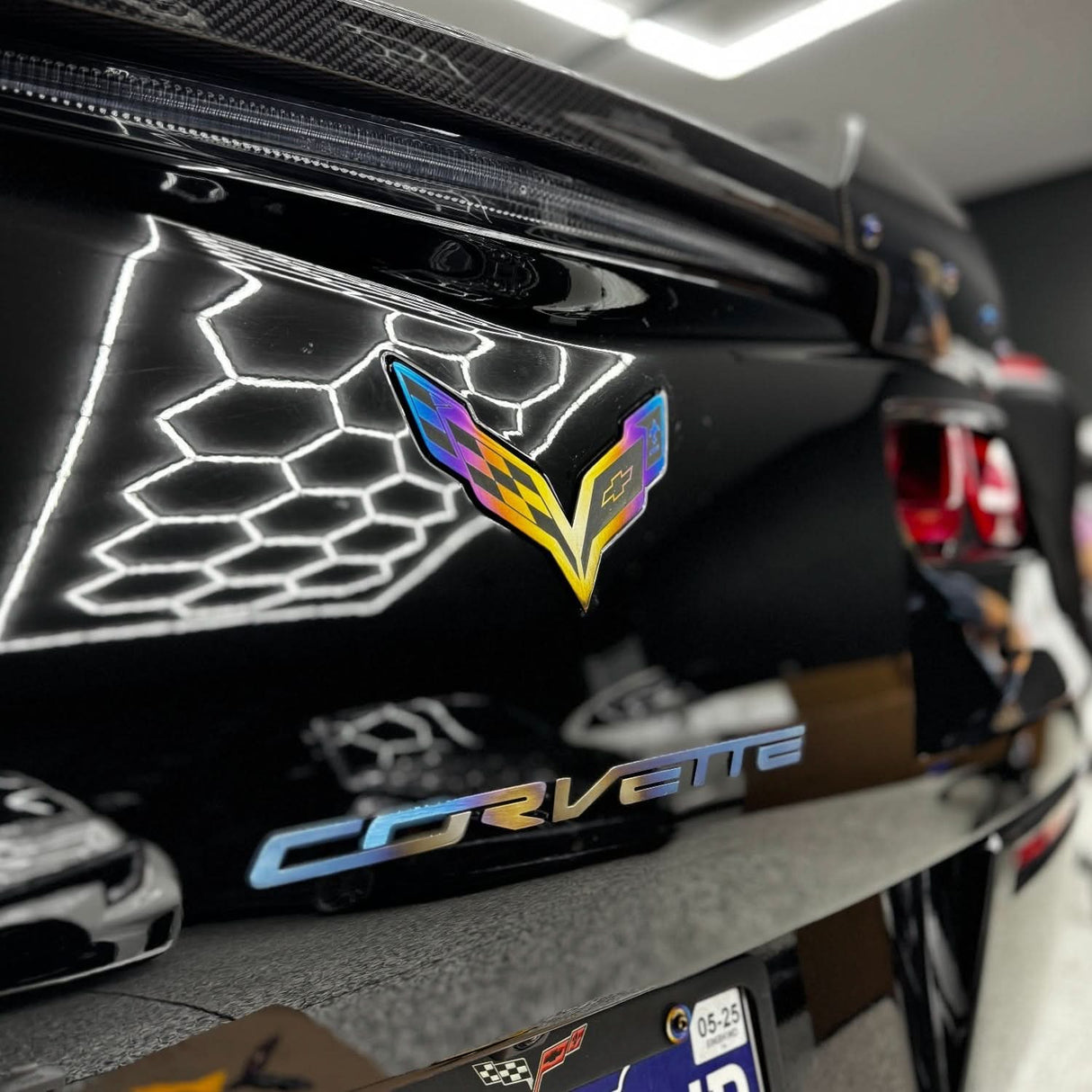 JDC Titanium "Corvette" Badge | 2014-2019 C7 Corvette