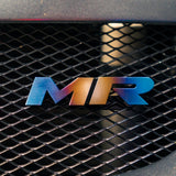 JDC Titanium "MR" Front Grill Badge | Mitsubishi Evo 8/9