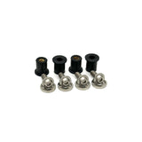 JDC Titanium Radiator Cooling Shroud Plastic Clip Replacement Kit | Evo 8/9