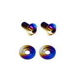 JDC Titanium Radiator Stay Bracket Hardware | MK4 Toyota Supra