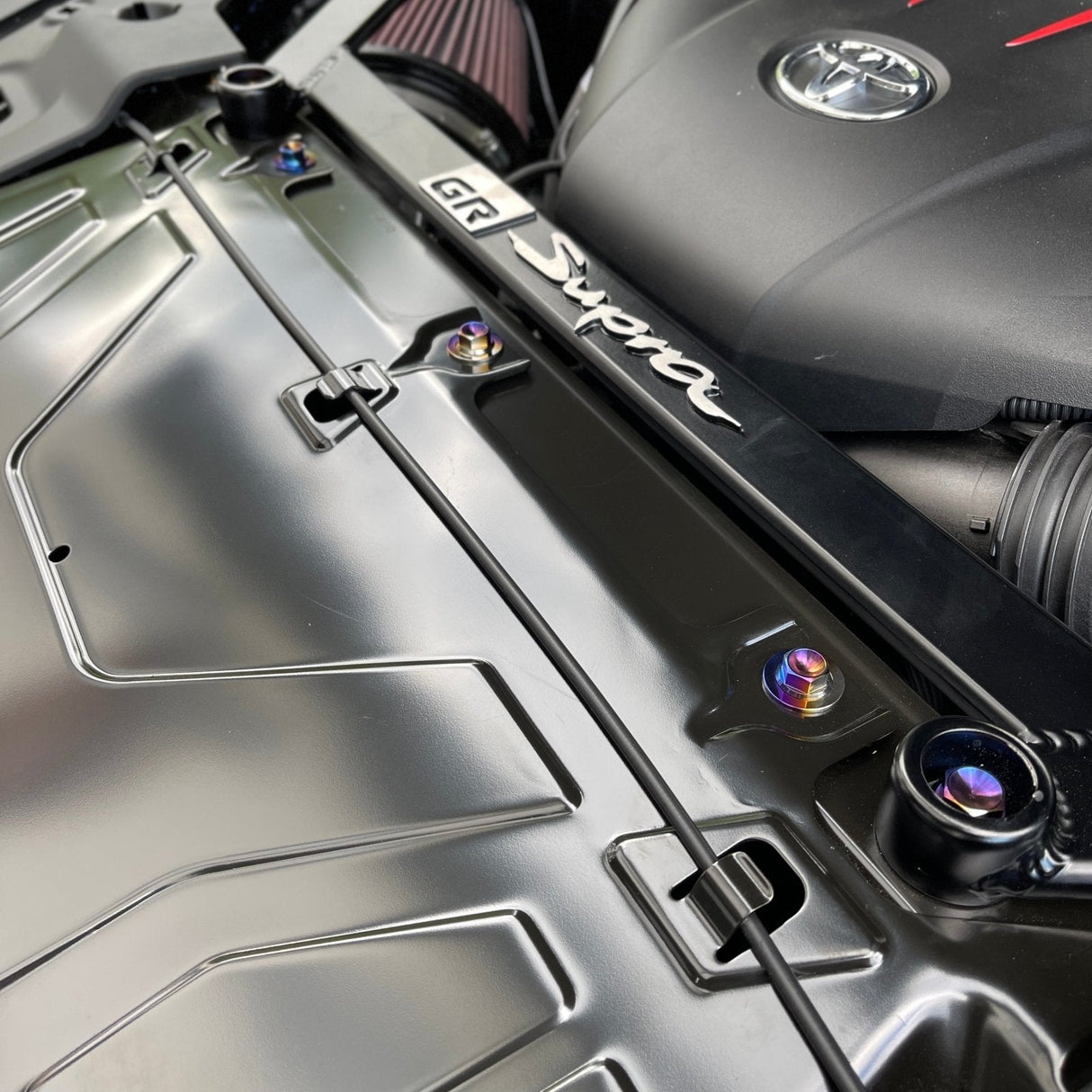 JDC Titanium Radiator Support Hardware Kit | A90 Toyota Supra