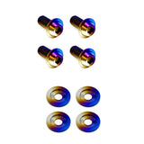 JDC Titanium Trunk Bracket Hardware Kit | Honda S2000