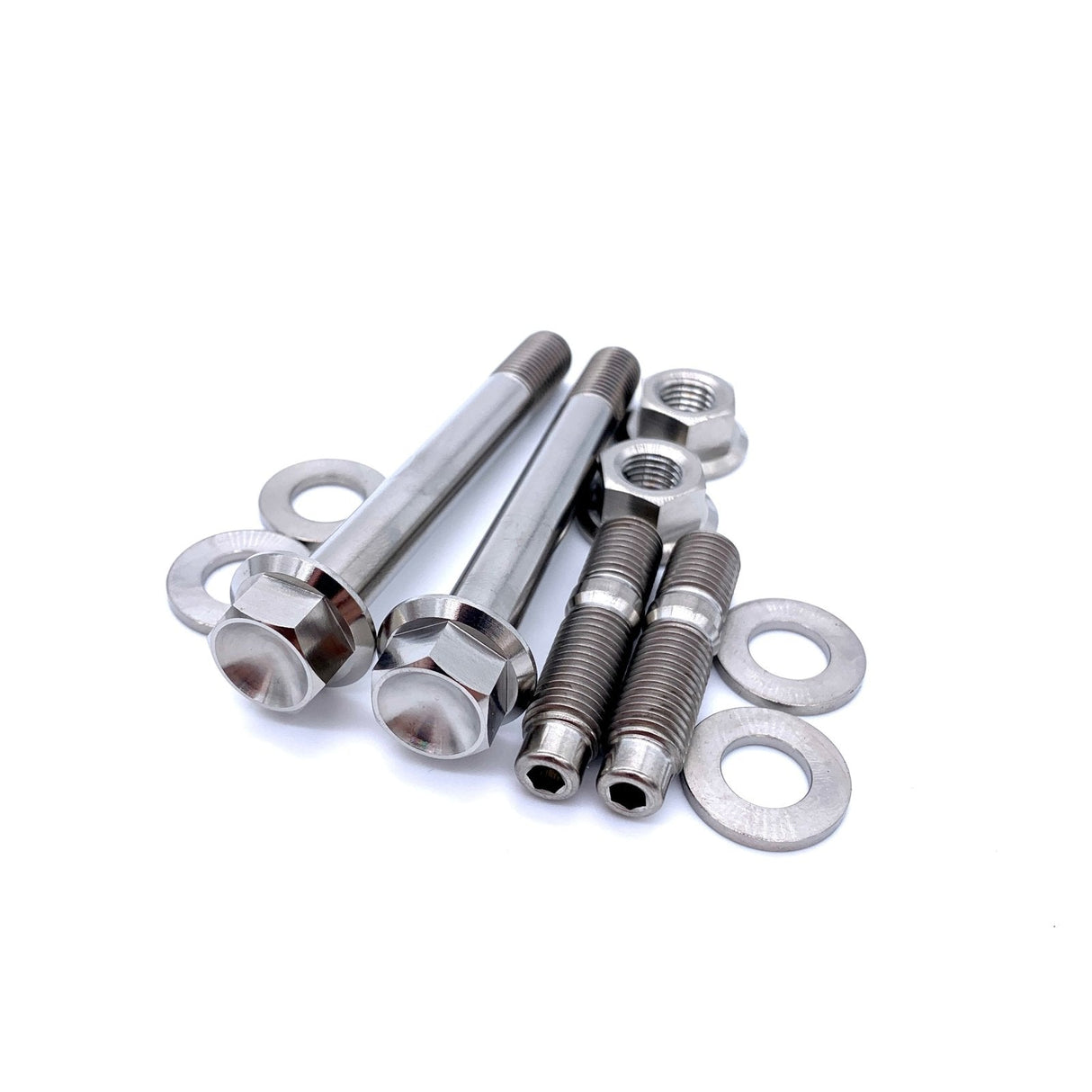JDC Titanium Turbo to Manifold Hardware Kit for FP Manifolds | Evo 4-9/DSM