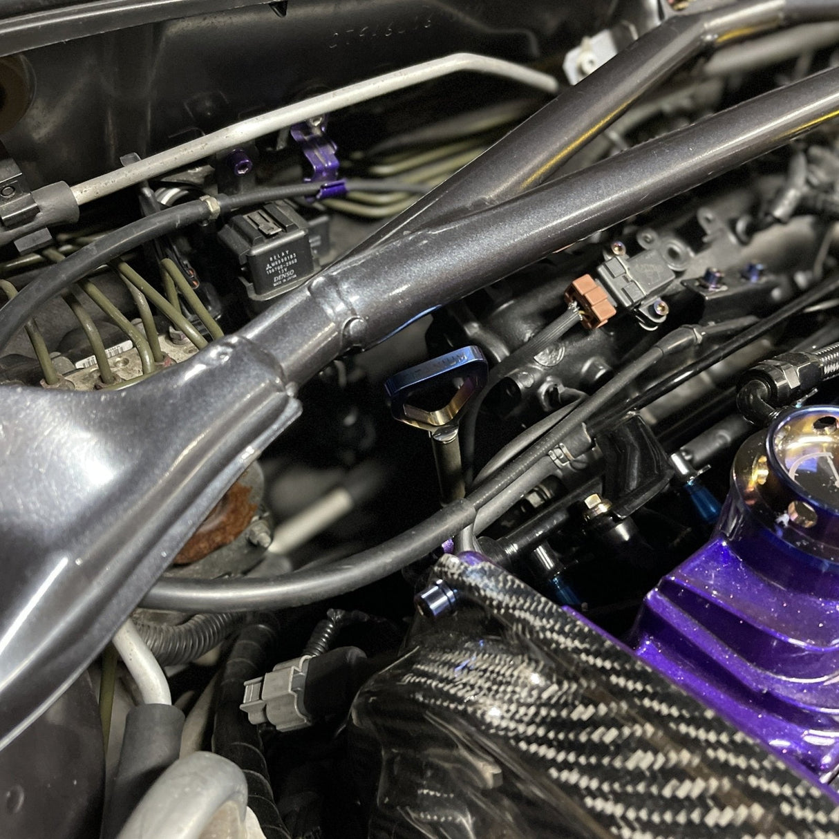 JDC Titanium V1 Oil Dipstick Handle | Evo 7/8/9/X/DSM