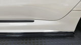 JDM S207 Style 3D Carbon Side Skirt Overlay - 2015-2021 WRX / STI