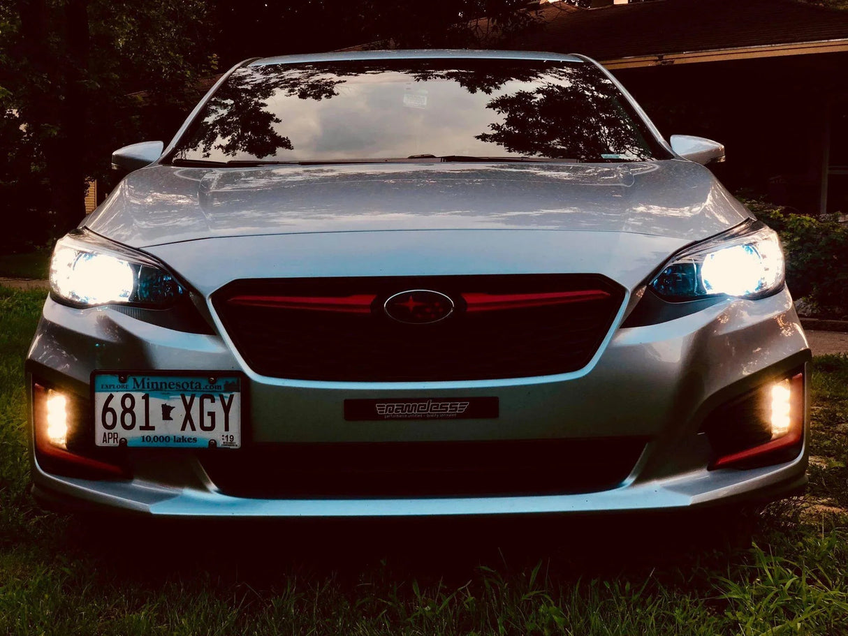 JDM Style 3D Carbon Fiber Headlight Accents - 2018+ Crosstrek / 2017+ Impreza