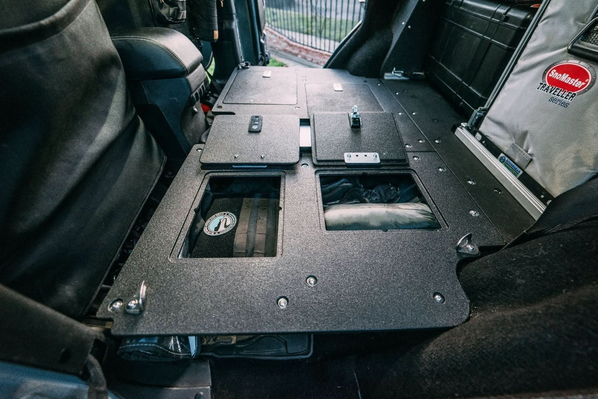 Legacy Product - Jeep Wrangler 2007-2018 JKU 4 Door - Second Row Seat Delete Plate System