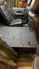Jeep Wrangler 2018-2023 JLU 4 Door - Second Row Seat Delete Plate System - V2