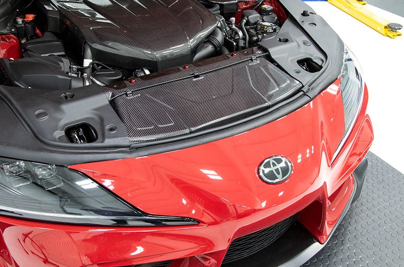 OLM Carbon Fiber Radiator Cooling Plate - 2020 Supra