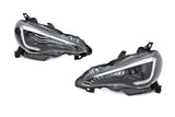 OLM Sequential Style Headlights w/ 6000k HID - 13+ FT86 / BRZ