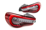 OLM OE Plus Linear Style Sequential Tail Lights (Clear) - 13-20 FR-S / BRZ / 86