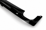 BMW E36 M3 M Sport diffuser, detail of the original curved exhaust clearance and mounting flange