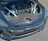 Kia Stinger (2018-2023) Carbon Fiber Radiator Cover Overlay