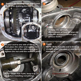 Front Inner Axle Side Seal Installation Tool & MG21103 Front Axle Tube Seal for Dana 30/44/60 Front differentials Fits Jeep Wrangle, Ford, Dodge, Volve and more.