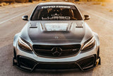 DarwinPRO 2015-2021 Mercedes Benz W205 C63 & S AMG IMP Performance Partial Carbon Fiber Hood