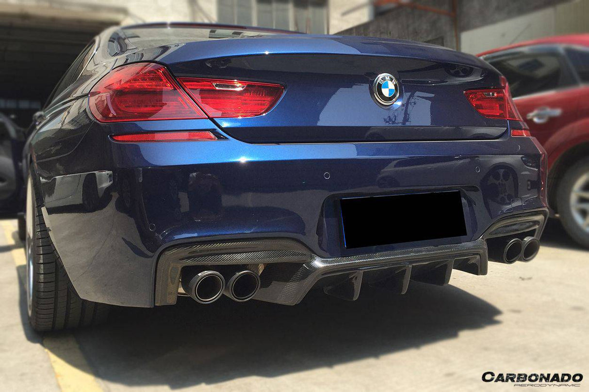 2011-2018 BMW 6 Series F06 F12 F13 M-Sport VRS Style Carbon Fiber Rear Lip (MT ONLY)