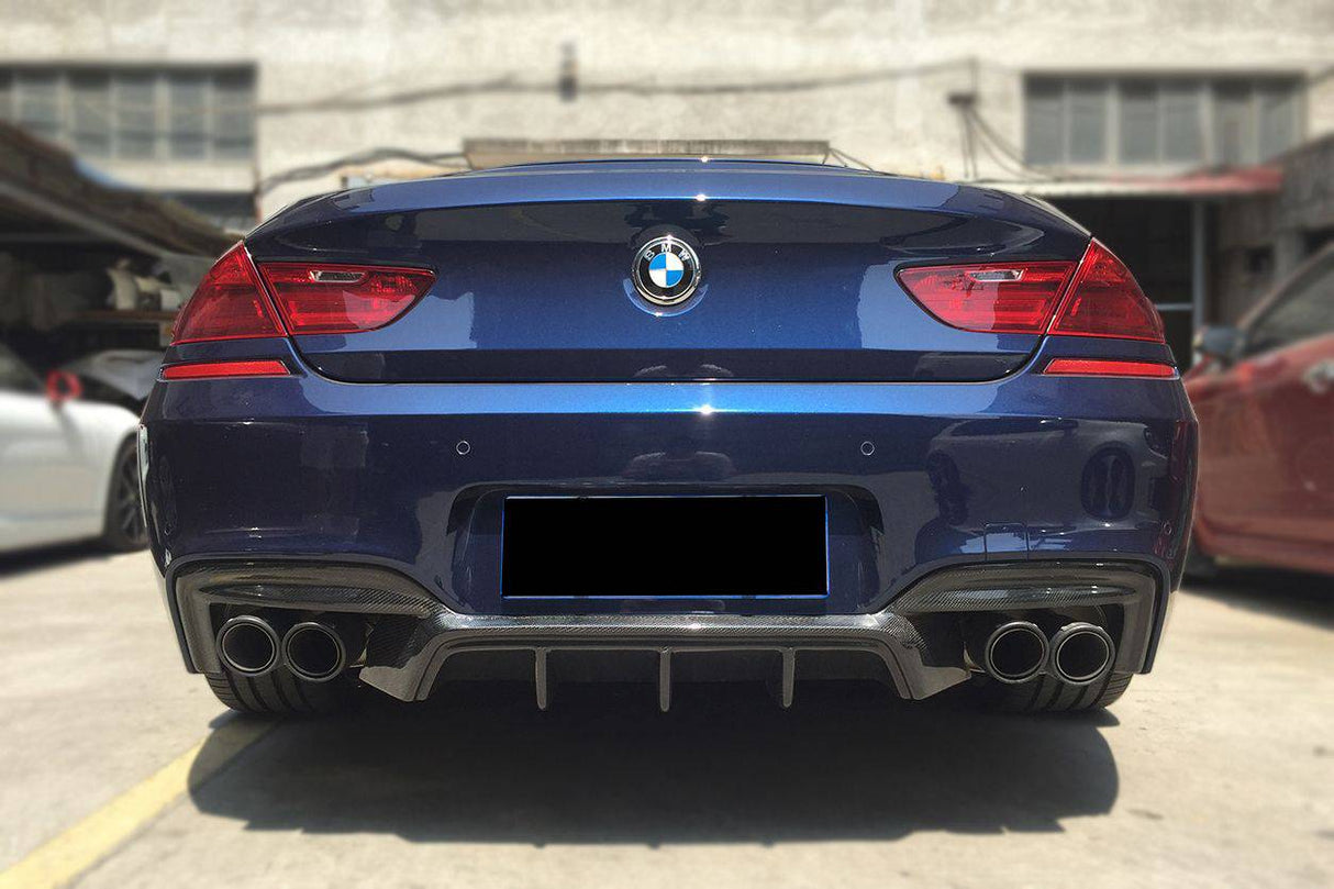 2011-2018 BMW 6 Series F06 F12 F13 M-Sport VRS Style Carbon Fiber Rear Lip (MT ONLY)