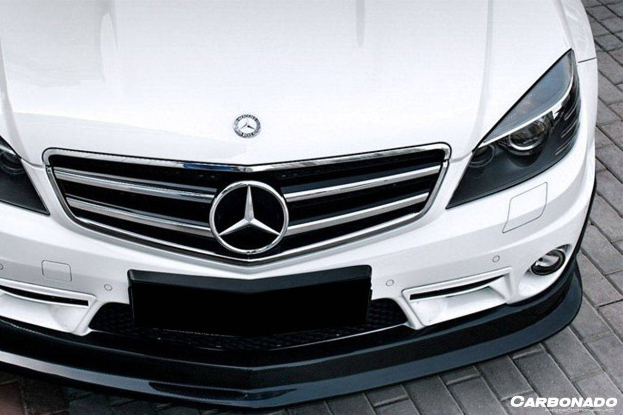 2008-2011 Mercedes Benz W204.1 C63 AMG L2 Style Carbon Fiber Front Lip