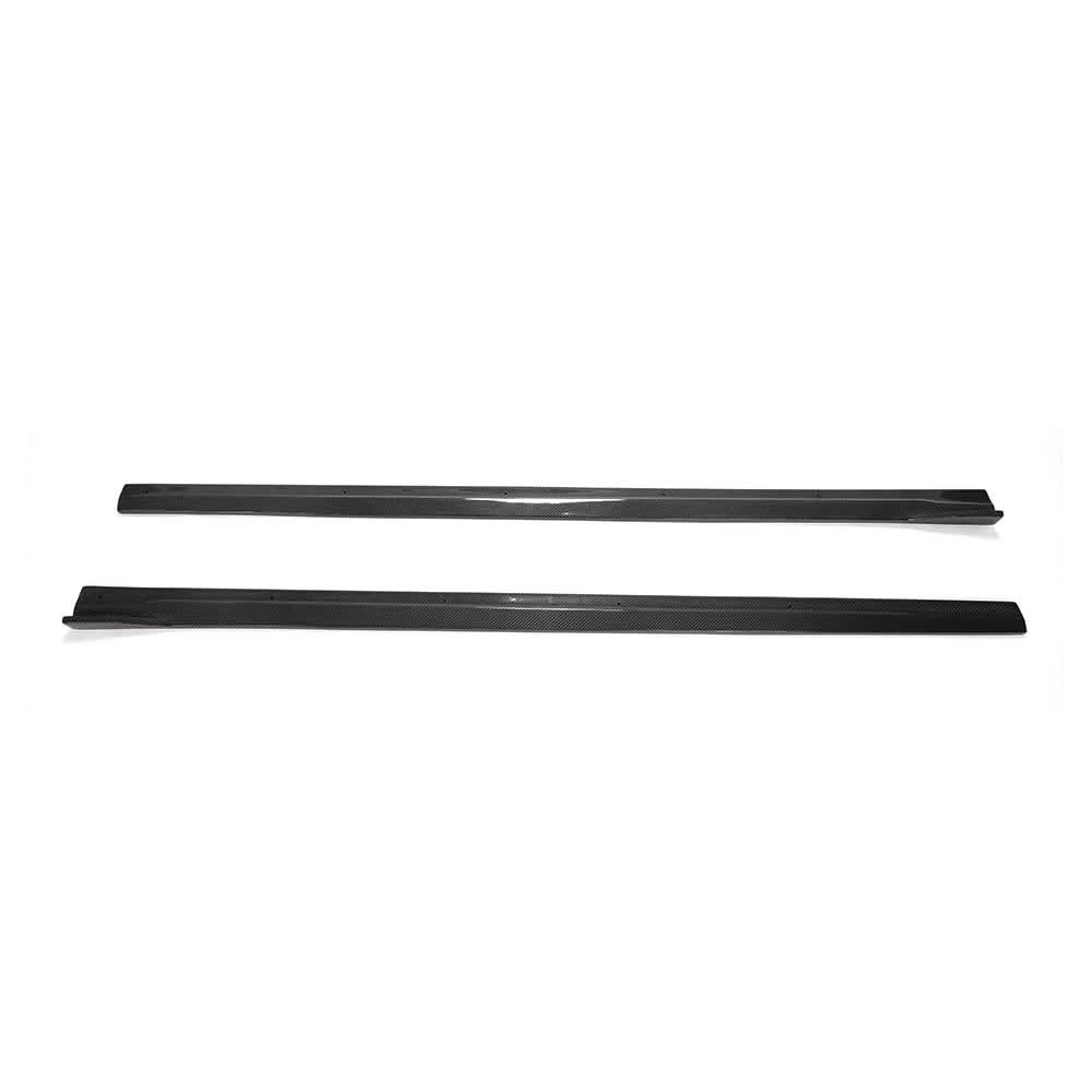 Carbon Fiber Side Skirt Extensions – BMW M2 F87 & M2 Competition (2016-2020) – Gloss Carbon Side Aero