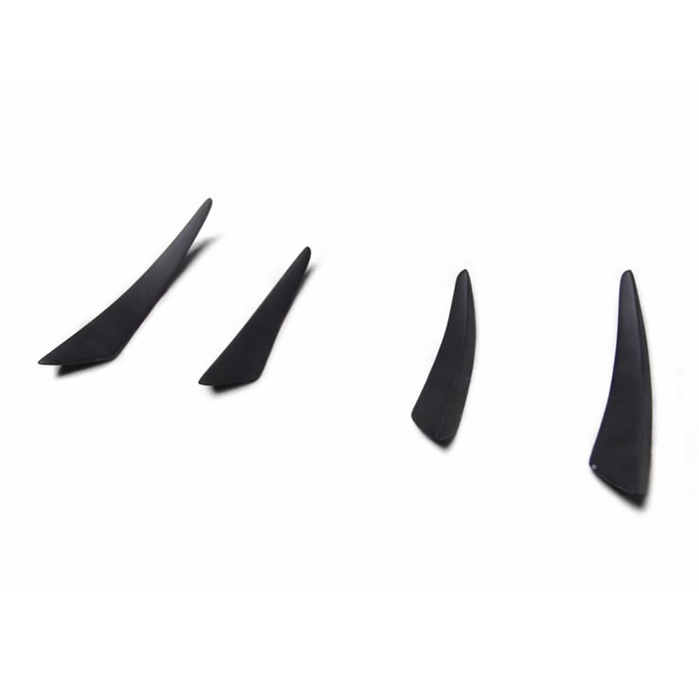 Carbon Fiber Front Lip Fin Trims – BMW 2 Series F22 M Sport / M235i (2014-2016) – Gloss Carbon Aero Fins
