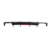 Audi A4 B9 Sedan Carbon Fiber Gloss Black Rear Bumper Diffuser 2018 - 2019