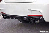 2013-2019 BMW 3 Series F30 F35 MP Style Carbon Fiber Qual Exhaust Rear Lip (For M-Tech Only)